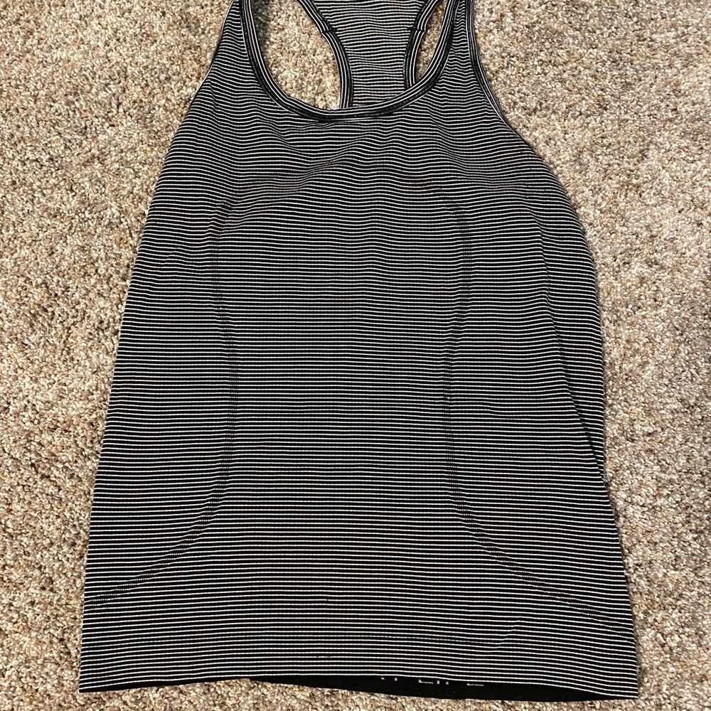 Striped Lululemon Swiftly Tech Tank Top